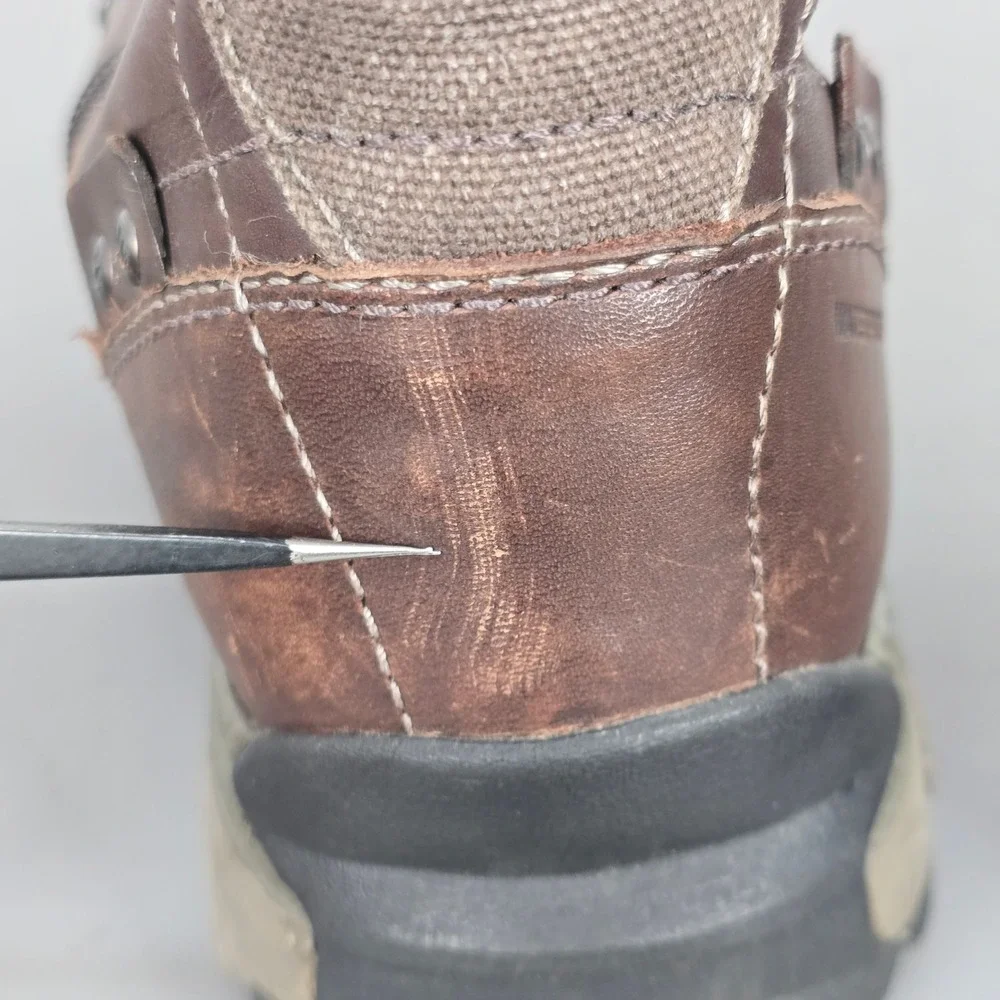 Merrell Natalya Waterproof Winter Womens Boots Size 9.5 Brown Leather Faux Fur